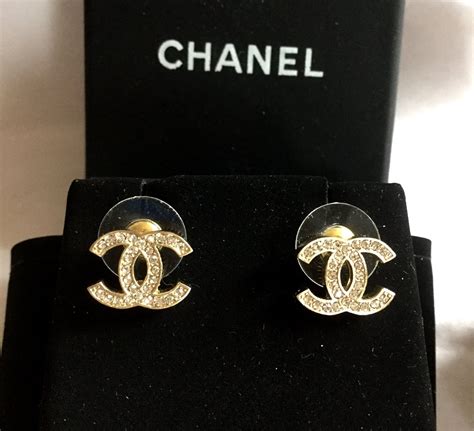 chanel earring 1 cm|Chanel earrings cost.